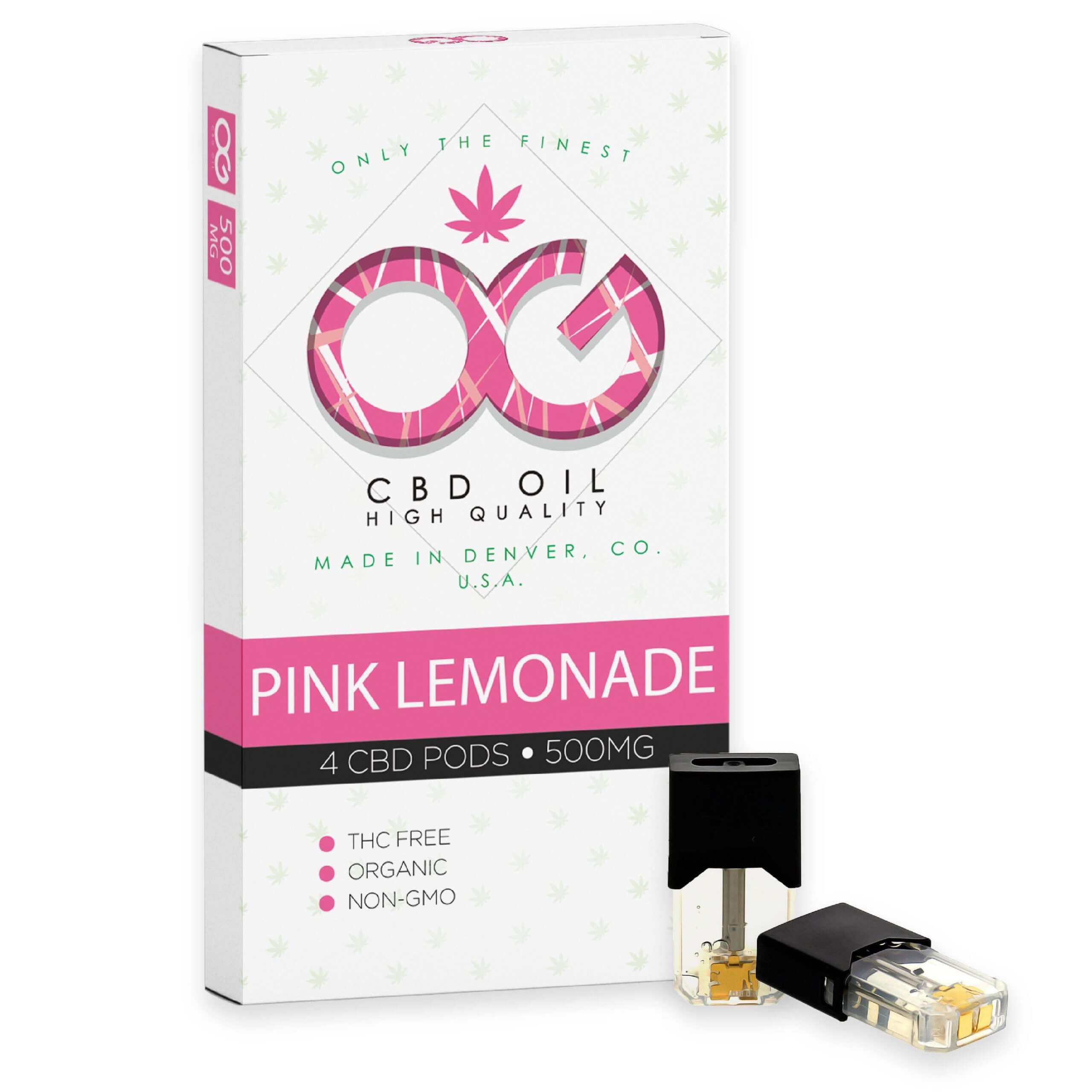 OG CBD Pink Lemonade Pods (Pack of 4) – UK