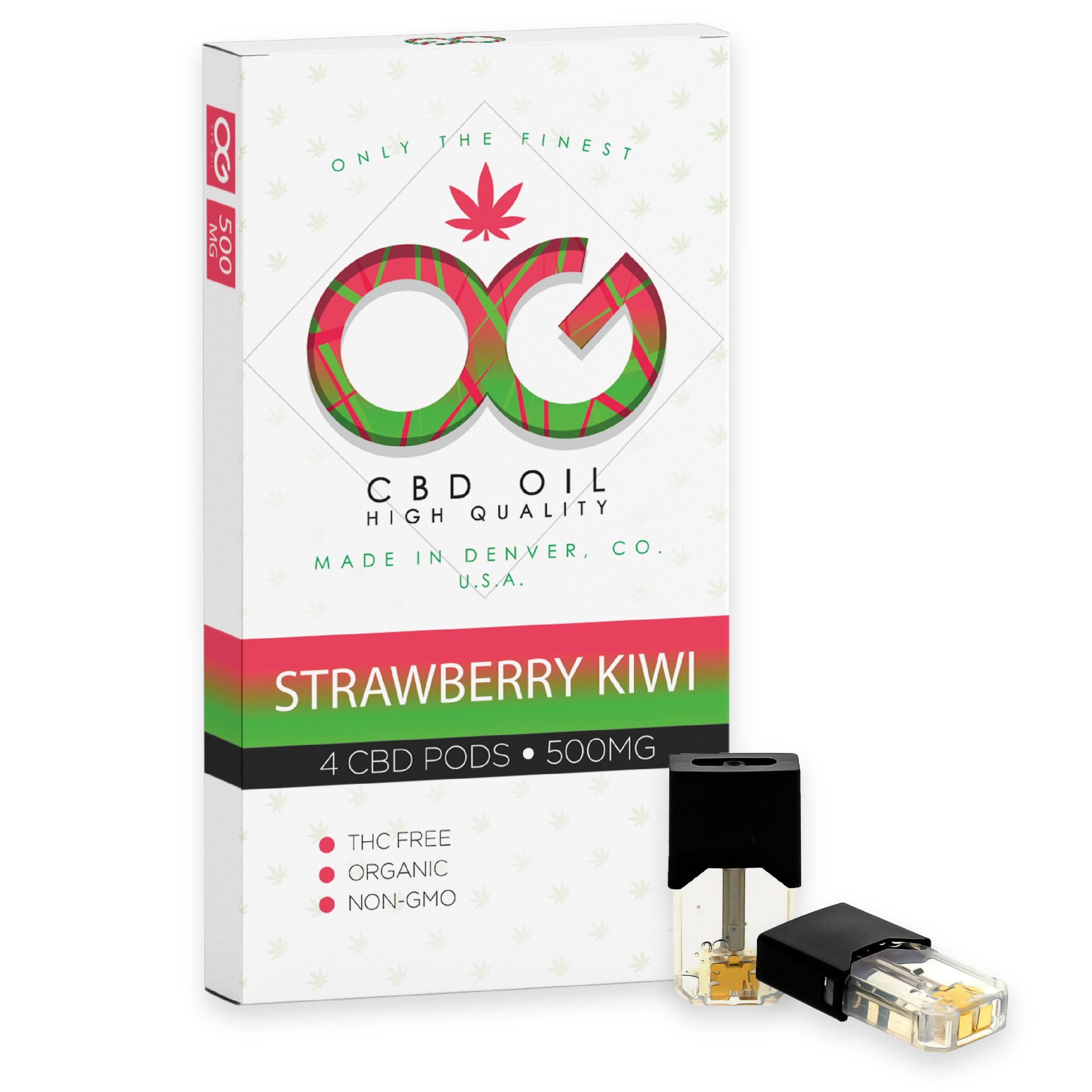 OG CBD Strawberry Kiwi Pods (Pack of 4) – UK