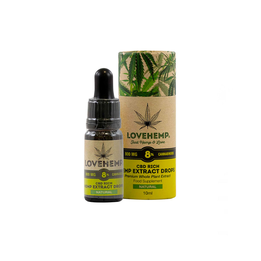 Love Hemp 800MG 8% CBD Oil – 10ML