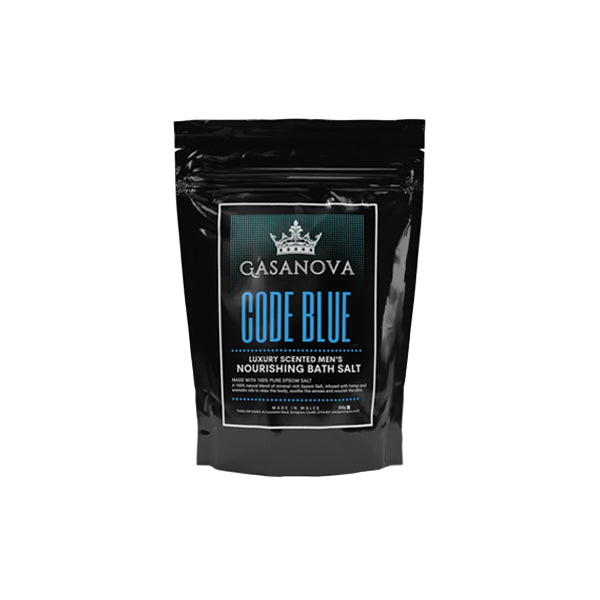 Gasanova Grooming Code Blue Nourishing Bath Salts -500g