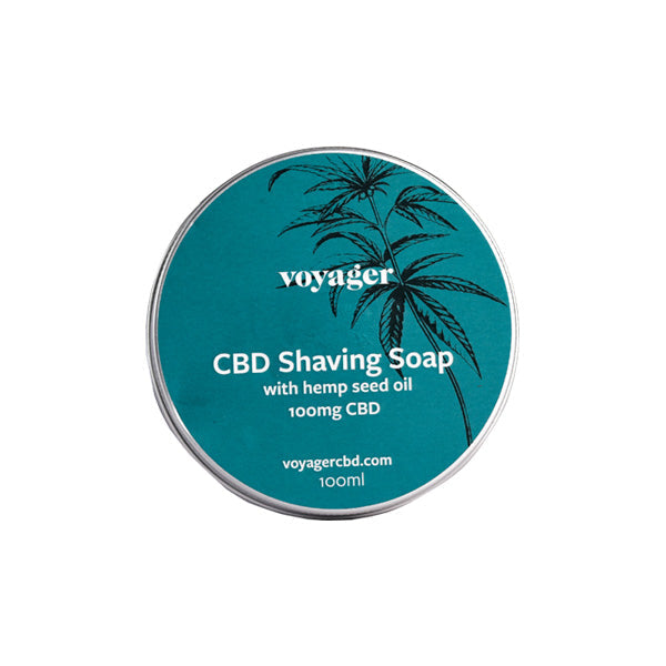 Voyager 100mg CBD Shaving Soap - 100ml