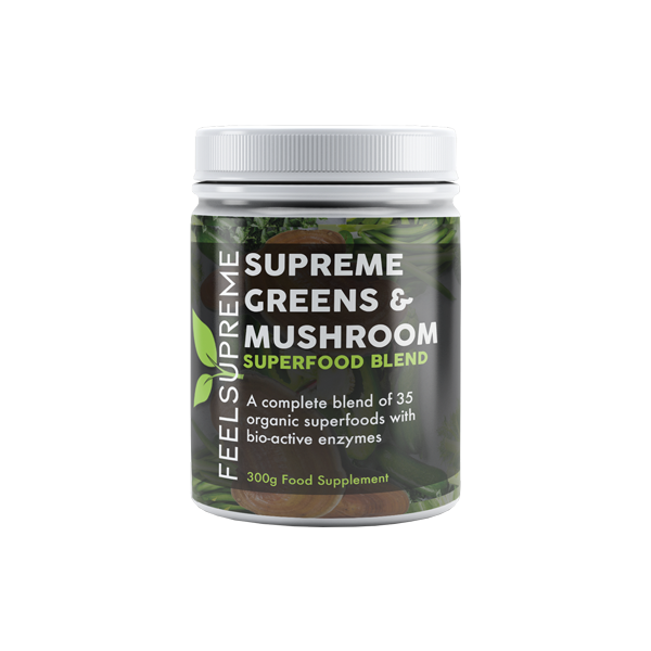 Feel Supreme Supreme Greens & Mushroom Superfood Blend - 300g