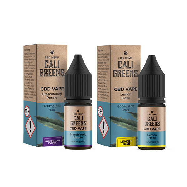 Cali Greens 600mg CBD Vape E-liquid 10ml