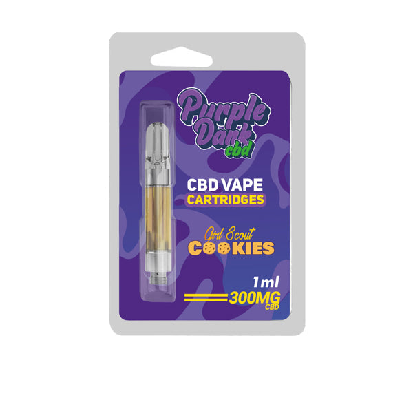 Purple Dabz CBD Vape Cartridges 300 & 600 MG - Girl Scout Cookies (BUY 1 GET 1 FREE)