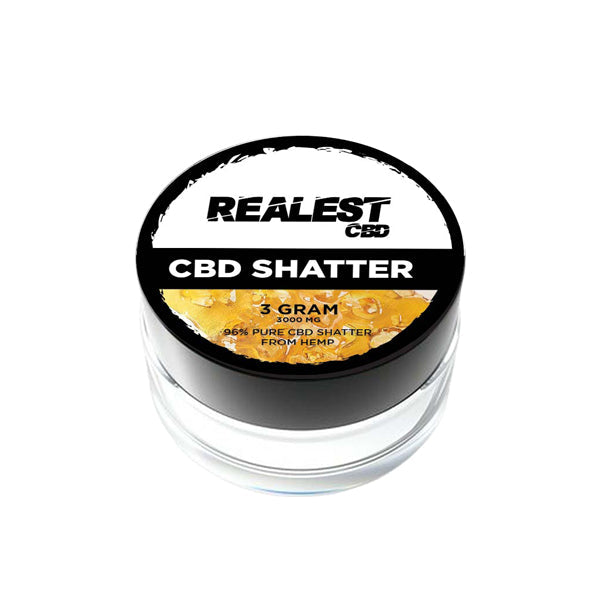 Realest CBD 3000mg CBD Shatter (BUY 1 GET 1 FREE)