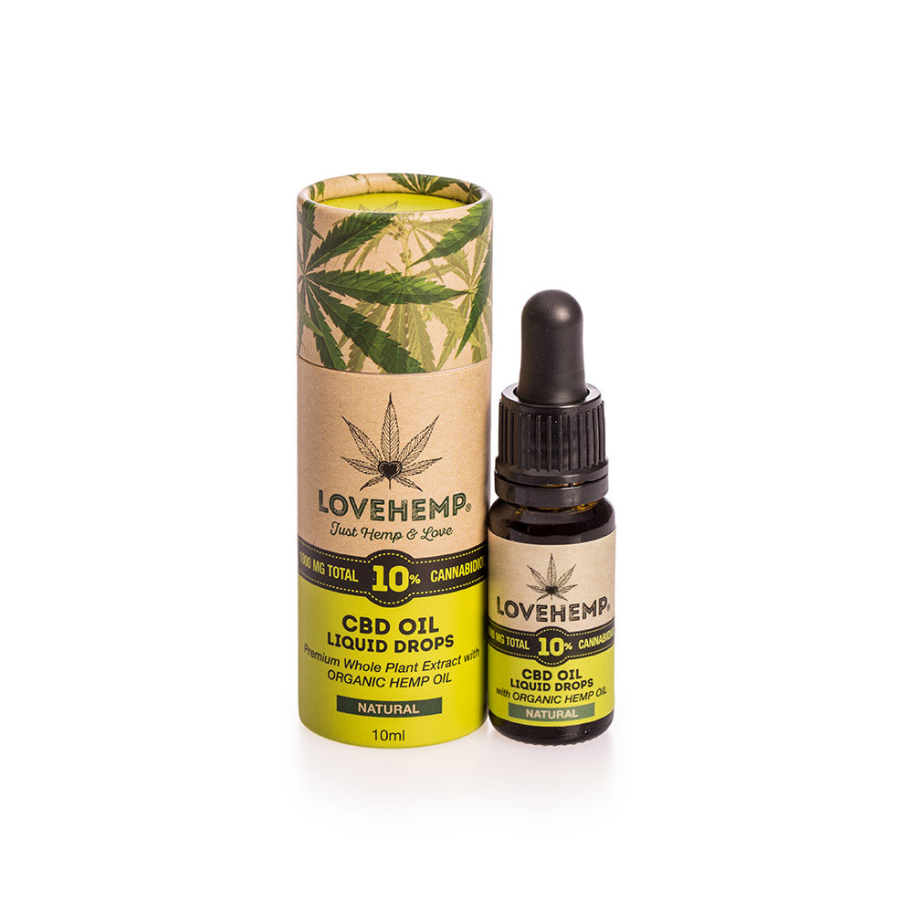 Love Hemp 1000mg 10% CBD Oil - 10ml - UK