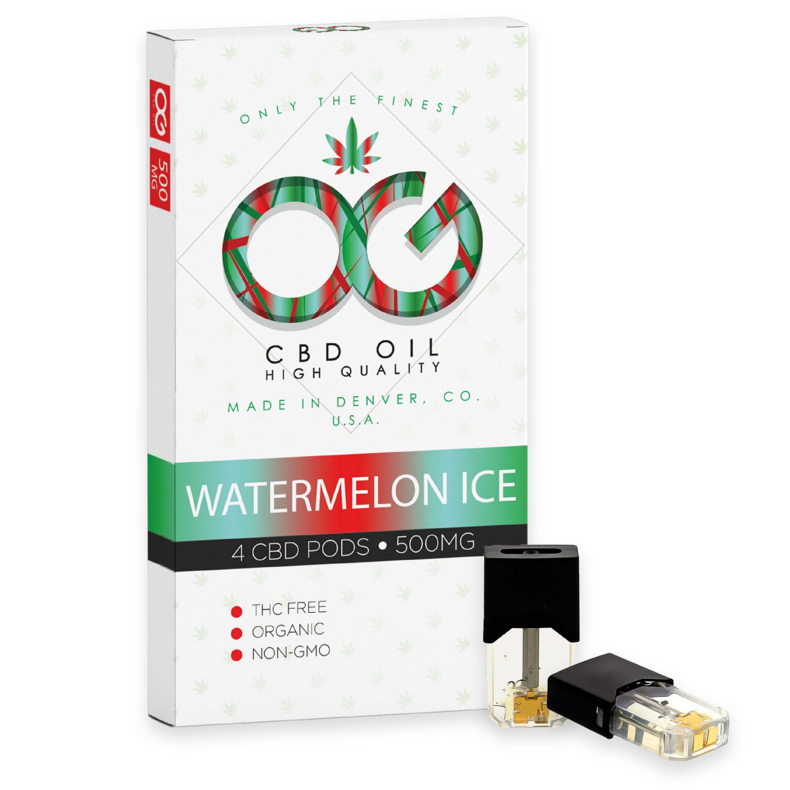 OG CBD Watermelon Ice Pods (Pack of 4) – UK